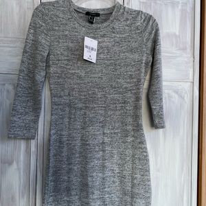 Fitted sweater dress